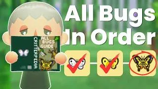 Thumbnail: Catching Every ACNH Bug In Order!