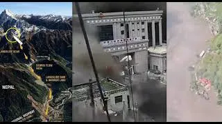 Thumbnail: Terrifying Video Captures 'Day After Tomorrow'-Like Flood Swallowing Entire China-Nepal Border Area