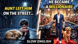 Thumbnail: Evil Aunt Stole His Inheritance... Now He Owns Her Mansion | Slow English Listening Practice