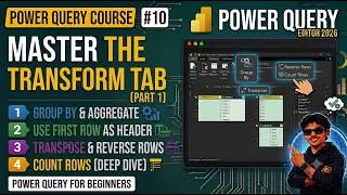 Thumbnail: Power BI Tutorial | Group By & Transpose Explained