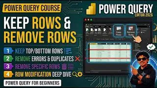 Thumbnail: Power Query in Power BI | Keep Rows vs Remove Rows