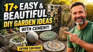 Thumbnail: DIY Garden Ideas with Cement — 17+ Easy & Beautiful Garden Decorations Anyone Can Make