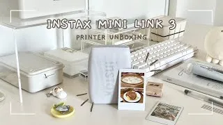 Thumbnail: instax mini link 3 [unboxing] 🤍