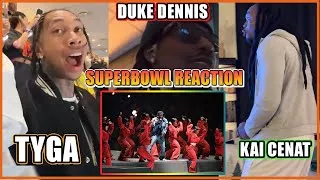 Thumbnail: Tyga, Duke Dennis and Crowd's reaction at Kendrick Lamar's Superbowl Performance #superbowl #rap