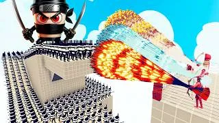 Thumbnail: 100x CAPPUCCINO ASSASSINO + 2x GIANT vs 3x EVERY GOD - Totally Accurate Battle Simulator TABS