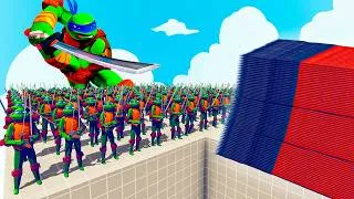 Thumbnail: 200x TMNT LEONARDO + 1x GIANT vs EVERY GOD - Totally Accurate Battle Simulator TABS