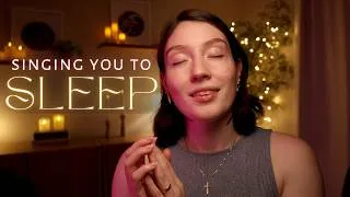 Thumbnail: ASMR 🌙 Drift Asleep to Christian Hymns 😴 | Gentle Singing & Soft Spoken ✨