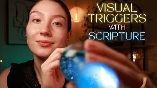 Thumbnail: Christian ASMR for Sleep 🌙 😴 Mesmerizing Visual Triggers + Layered Sounds and Whispered Scripture