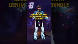 Thumbnail: Combination with denim flipset bundle bottom #freefire#ffshorts#ffdress#freefirecombo#ffstyle