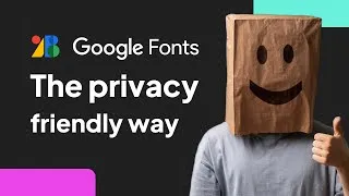 Thumbnail: How to Self-Host Google Fonts or Any Font (GDPR Complaint)