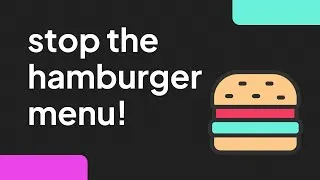 Thumbnail: Forget The Hamburger Menu, Use A Horizontal Scrolling Menu!