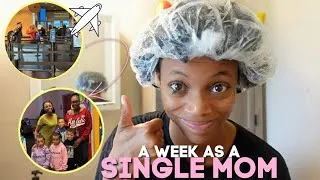 Thumbnail: A Week as a Single Mom of 4 at 26 | Husband Away for a Week 😢 | Mom Vlog