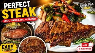 Thumbnail: Perfect Sirloin Steak with Veggies | Easy Restaurant-Style Steak Recipe at Home