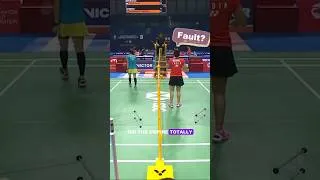 Thumbnail: Umpire Ignores OBVIOUS Badminton Fault?!🤦#umpire #badminton #bwftv