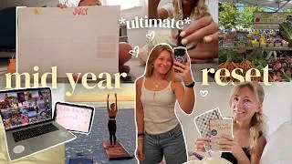 Thumbnail: Ultimate Mid-Year Reset 2026 ✨ Summer Reset Routine, Goal Planning & Self-Care