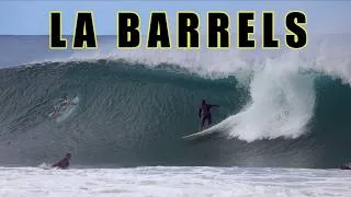 Thumbnail: A morning of insane barrels in LA  RAW CLIPS