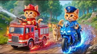 Thumbnail: Mama Cat Trims Fur on the Farm and Makes Tiger Hat For Kittens At Home🐾🎩🐯