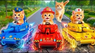 Thumbnail: Mama Cat Trims Fur on the Farm and Makes Tiger Hat For Kittens At Home🐾🎩🐯