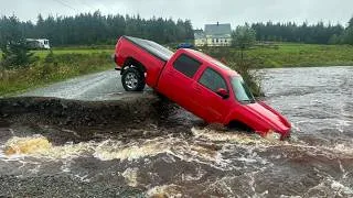 Thumbnail: 🚨 Nova Scotia Flood Crisis | 250+ mm Rain, Roads Destroyed & 40,000 Without Power