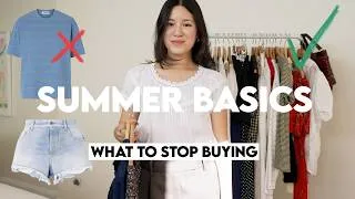 Thumbnail: SUMMER Wardrobe Essentials 2026 (& What To STOP Buying)