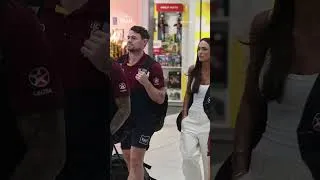 Thumbnail: Lachie Neale and new girlfriend Emma Field leave Sydney together