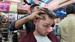 Thumbnail: This $2 Indian Head Massage Rearranged My Brain Cells 🇮🇳