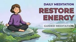Thumbnail: Guided Meditation to Restore Energy: Reset Your Brain and Clear Fatigue | Daily Meditation