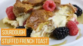 Thumbnail: Sourdough Stuffed French Toast Recipe - Amazing Homemade Cream Cheese French Toast (Super Easy!!!)