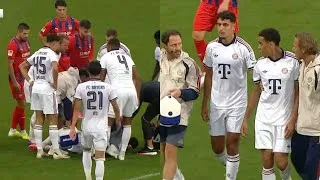 Thumbnail: Jamal Musiala collapses vs Heidenheim vs Bayern Munich, Jamal Musiala collapses again vs Heidenheim