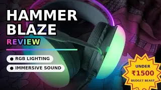 Thumbnail: Hammer Blaze Review: RGB Gaming Headset Under ₹1500! 🔥