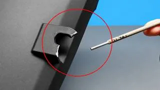 Thumbnail: Welding plastic using a metal welding rod—a unique plastic repair method.