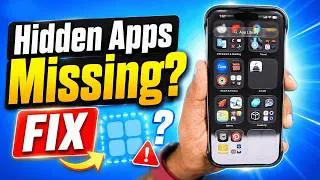 Thumbnail: Hidden Apps Folder Missing on iPhone? | Let's Fix It!