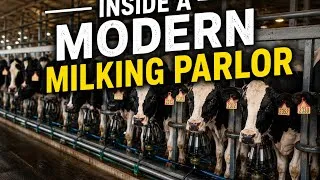 Thumbnail: Inside a Modern Milking Parlor with a Veterinarian
