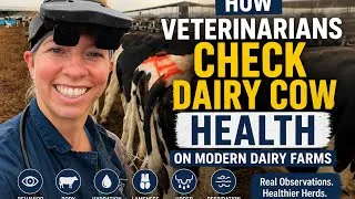 Thumbnail: How Veterinarians Check Dairy Cow Health on Modern Dairy Farms