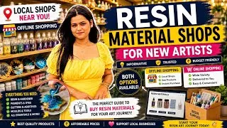 Thumbnail: Online & offline resin materials full guide | for new resin artist | resinart 