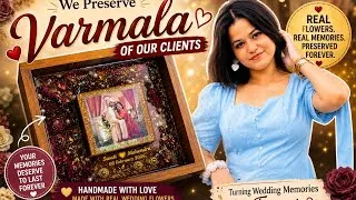 Thumbnail: From Wedding Flowers to Forever Memories 💍 | Varmala Preservation | Daisinart 
