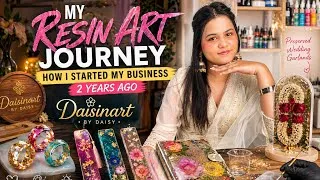 Thumbnail:  I Took a Risk… Started Resin Art 😳 | How to start Resin business | Daisinart | Resin Art | 