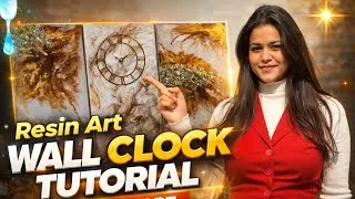 Thumbnail: How I Made This Luxury Resin Wall Clock | Geode Art Tutorial | Daisinartbyshi