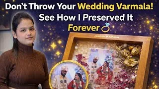 Thumbnail: Don’t Throw Your Wedding Varmala! See How I Preserved It Forever 💍| Resin Art