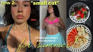 Thumbnail: FITNESS VLOG: How to CUT for summer! Simple, Sustainable, lose fat & gain muscle, TIPS + my routine!