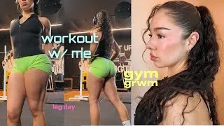 Thumbnail: FITNESS VLOG: heavy leg day workout + gym get ready with me 
