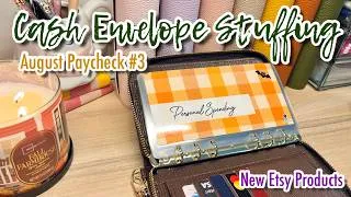 Thumbnail: CASH ENVELOPE STUFFING | AUGUST 2026 PAYCHECK #3 | NEW ETSY PRODUCTS | #howtosavemoney  #cashbudget