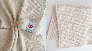 Thumbnail: How to crochet the Little Pearl Polka Dot Blanket 