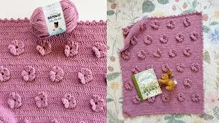 Thumbnail: How to Crochet the Flowers in the Meadow Flowers Blanket Pattern