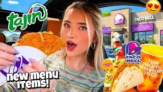Thumbnail: Eating Taco Bell's NEW Tajin Menu! Tajin Taco, Cheesy Gordita Crunch & More!