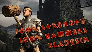 Thumbnail: 100% Strength 100% Hammers Challenge Run - Diablo 2 Resurrected