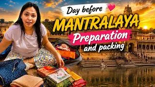 Thumbnail: Mantralaya ಹೋಗೋ ಹಿಂದಿನ ದಿನ ❤️🙏 | Preparation & Packing | Kannada Family Vlog | Daksha Gowda