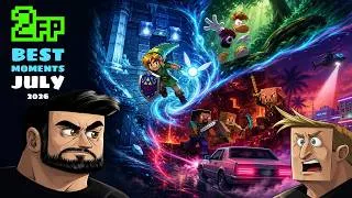 Thumbnail: Top 30 2FP Moments — July 2026 | Rayman 2, Zelda, Minecraft & Vice City