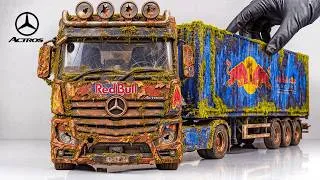Thumbnail: Restoration Abandoned Mercedes-Benz Actros Red Bull Truck | ULTIMATE Transformation!
