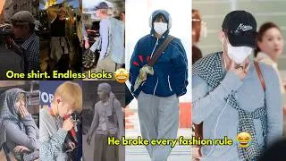 Thumbnail: Kim Taehyung the ultimate fashion genius!!! Look how he styled just ONE shirt into 6 iconic looks!